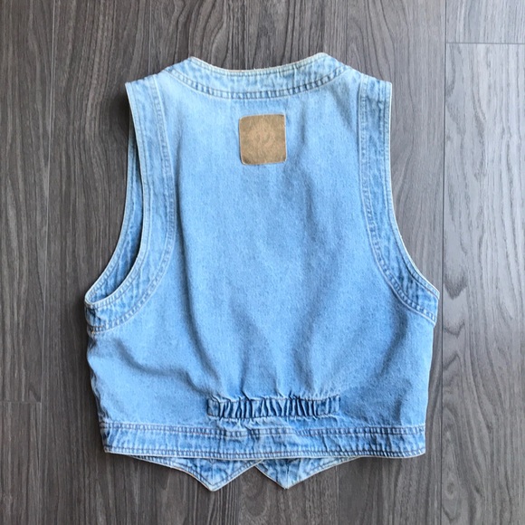 Jean vest from the 80s - Picture 3 of 6